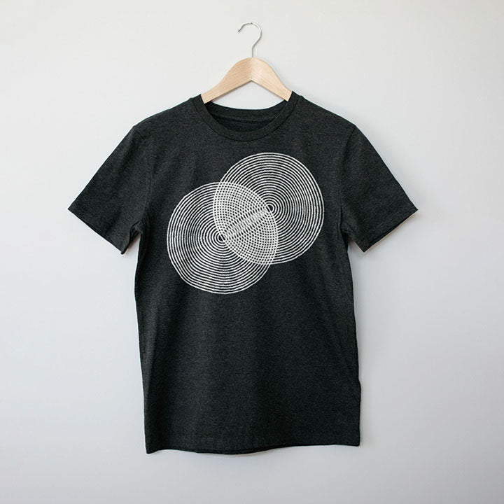 Additive Waves Black Techno T-Shirt. Modular Synth T-Shirt Electronic Music Festival T-Shirt