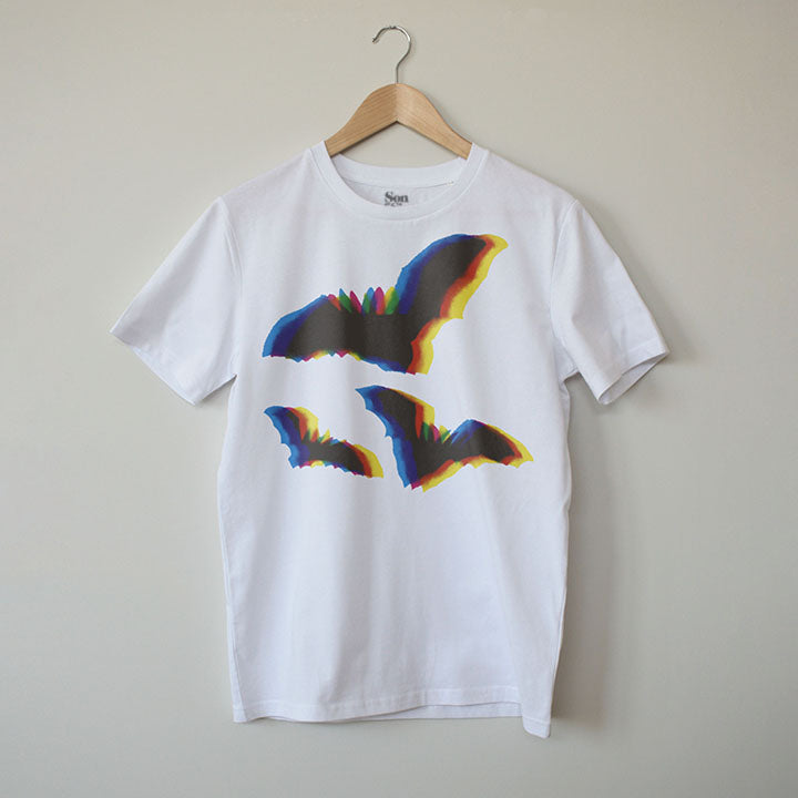 3D Bats. Modular Synth and Eurorack Synth T-Shirt Electronic Music Festival T-Shirt